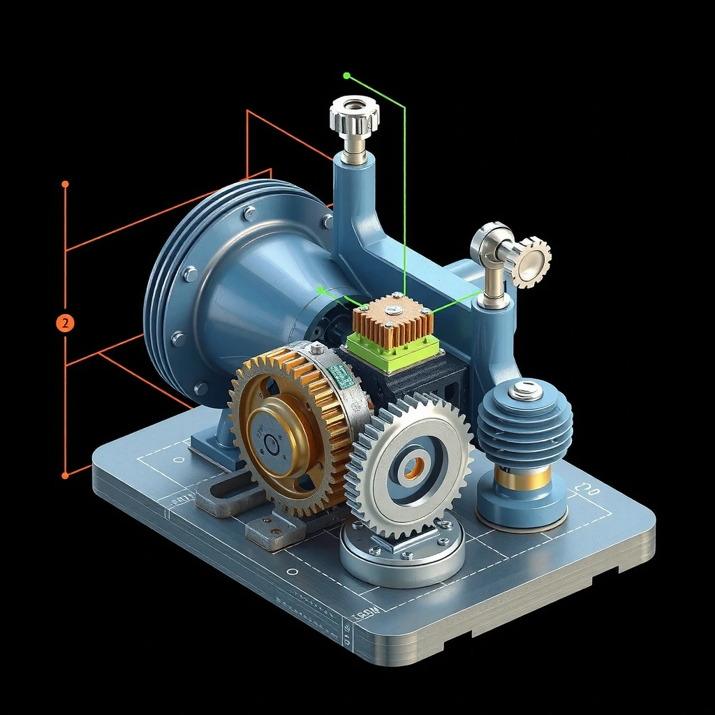 Mechanical process schematic